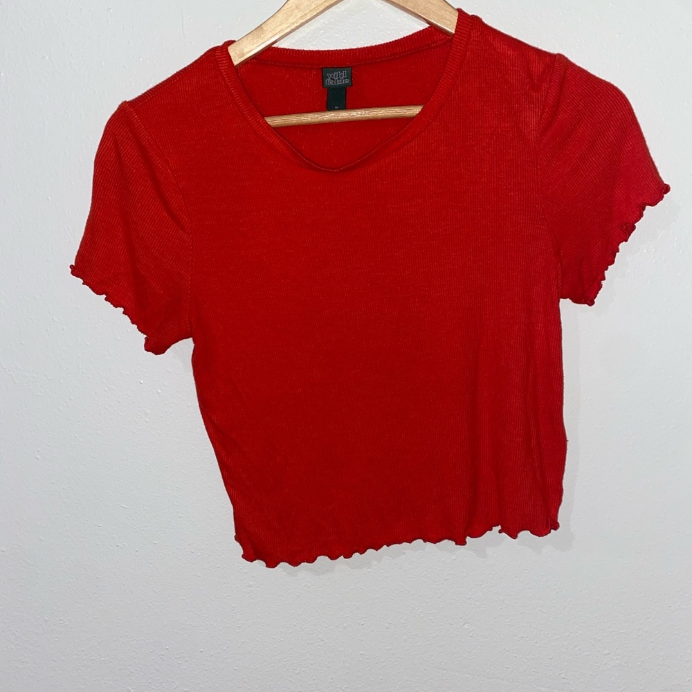 Red Crop Top